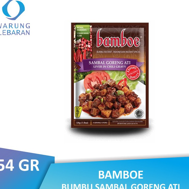 

Serba Murah Bamboe Bumbu Sambal Goreng Ati 54 GR Best