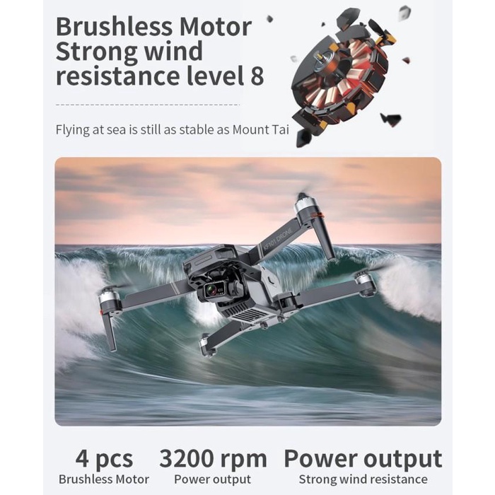 TERLARIS - DRONE KF101 PRO GPS 5G 4K HD ESC CAMERA 3-AXIS GIMBAL EIS