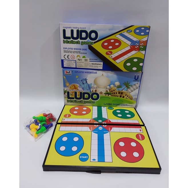 Baru C0043 CHAE SHOP MAINAN LUDO MAGNET PREMIUM LUDO MAGNET BOARD GAME LUDO MAGNET g Kemasan Baru Ba