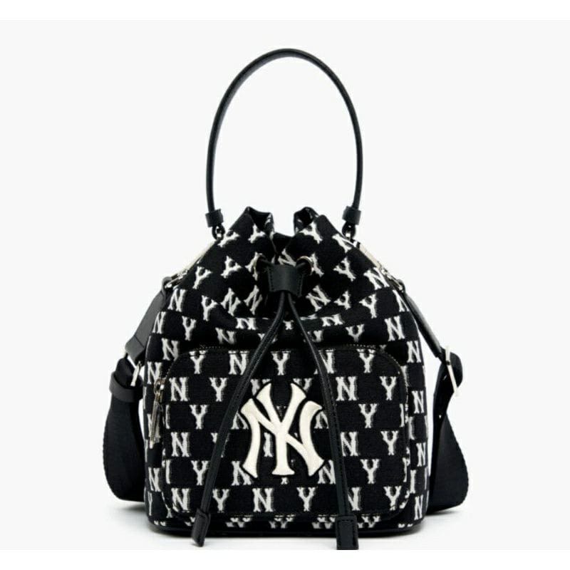 [Qbag_Store] Tas Wanita Terbaru Mlb Buet Tas Selempang Hand Bag Sling Bag Serut Ni Fashion #2671