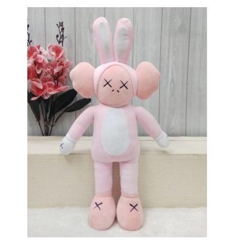 BONEKA KAWS 50CM SESAME STREET JUMBO COKLAT BIRU PINK MERAH HITAM