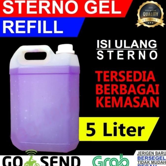 Refill Sterno Jelly Gel Isi Ulang Sterno Kompor Jerigen 5 Liter