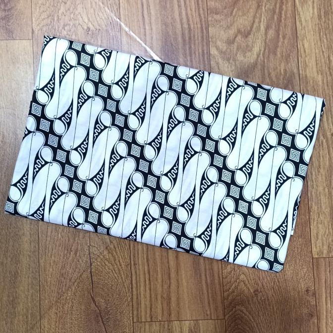 kain batik jarik motif parang hitam putih jogja solo