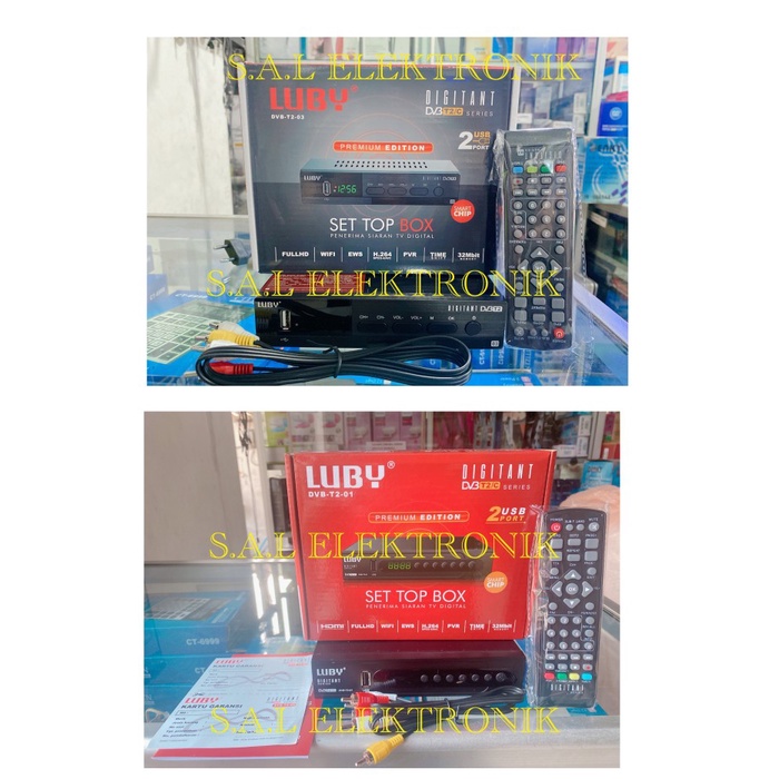 Terlaris Stb Set Top Box Luby Dvb T2 01 T2 03