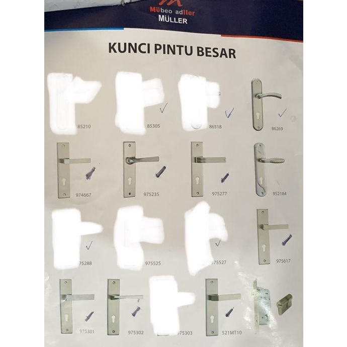 Handle Pintu Muller Besar Sn |Terlaris