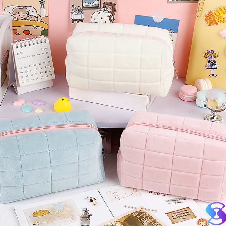 

82 Pensil case/pensil Pouch/Make up Tas/MUJI STYLE Tas Pena Kapasitas Besar-Suning Mall 65