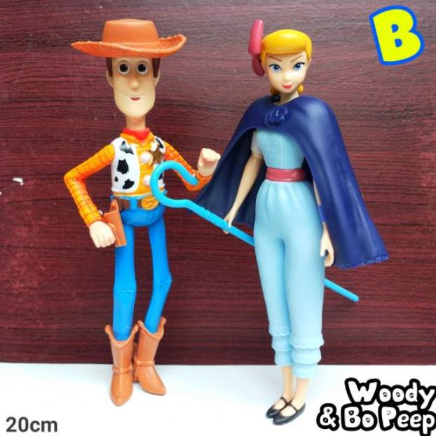 Viral Action Figure Toy Story 4 Isi 2 Pcs - Miniatur Topper Pajangan Mainan Woody Buzz Lightyear