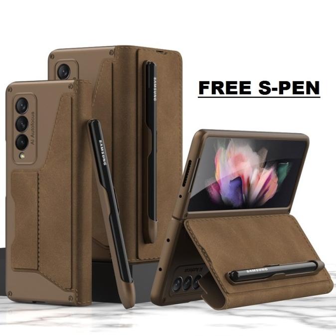 Original Samsung Z Fold 2 Fold2 + S-Pen Casing Case Kulit Gkk S Pen