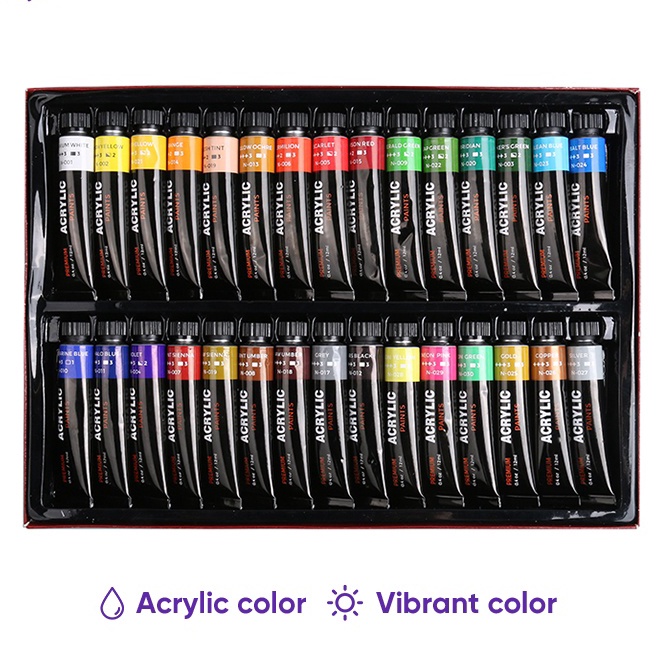 

[P-H☎♡J] Giorgione Acrylic Paint Cat Akrilik 12/24/30 Warna 12ml/botol- baanyak diminati.!!