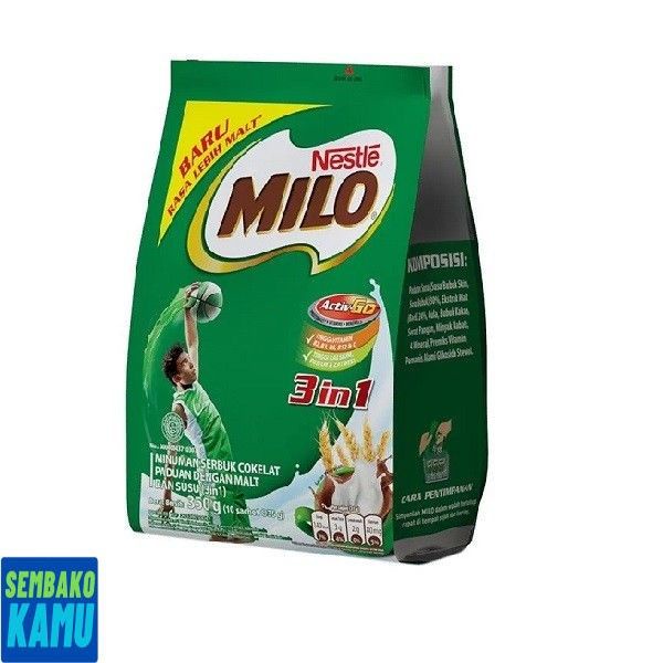 

Milo 3 In 1 Activ-Go 10 pcs x 35 gr - Susu