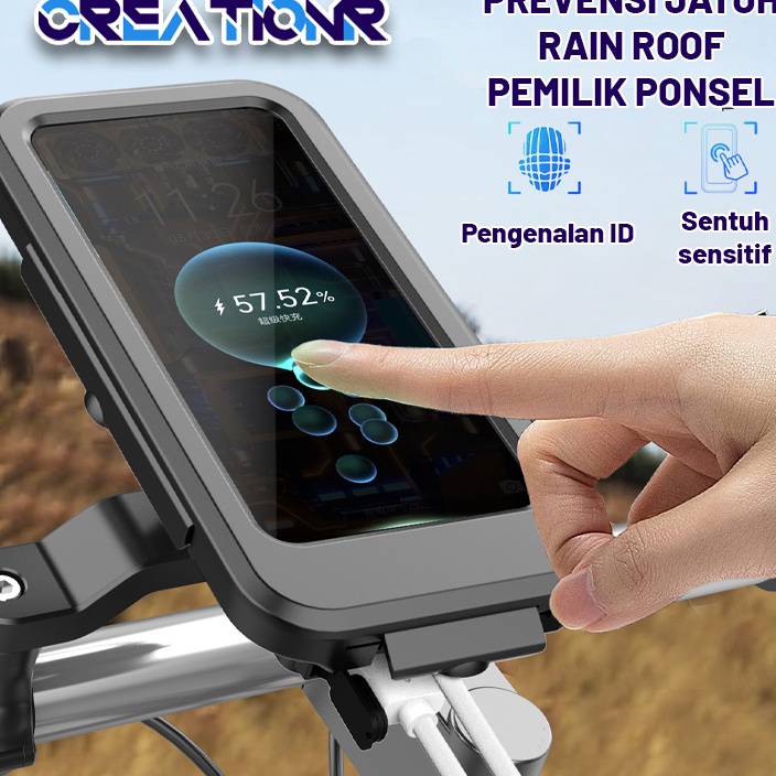 Paling Laku stang holder motor/holder stang motor/waterproof 360 degree/ phone holder/phone holder s