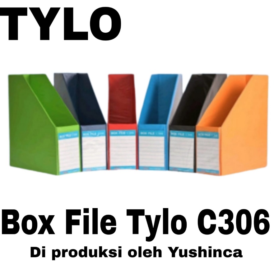 

[AQ㊖/D☆] ( BUY 6 FREE 1 PENSIL CASE ) Box File Tylo C306 / Document Organizer/ High Quality- amanahh.