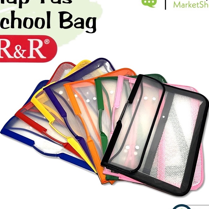 

[◆-3AFご] Map Tas 2 Kancing / School Bag Folio F4 R&R - trending!