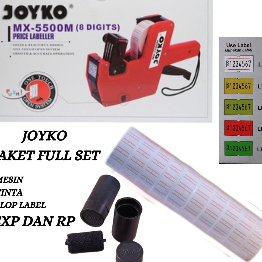 

[☎ X♡FL] Mesin Label Harga Alat Tembak joyko MX 5500 M / 1 baris /price labeller Exparid Exp/ berrkualitas!