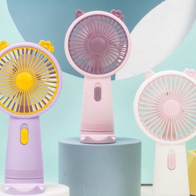 [G-Q♡✉0] KIPAS ANGIN PORTABLE USB SX115 / MINI FAN USB / KIPAS ANGIN GENGGAM DENGAN DUDUKAN HP/ terv