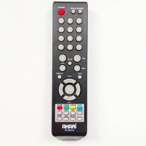 ➛KAj REMOT / REMOTE TV LCD / LED AKARI RC-9914ID GRADE ORIGINAL AKARI KIRANA / MAGNETO LE32V90 ❈ ✬