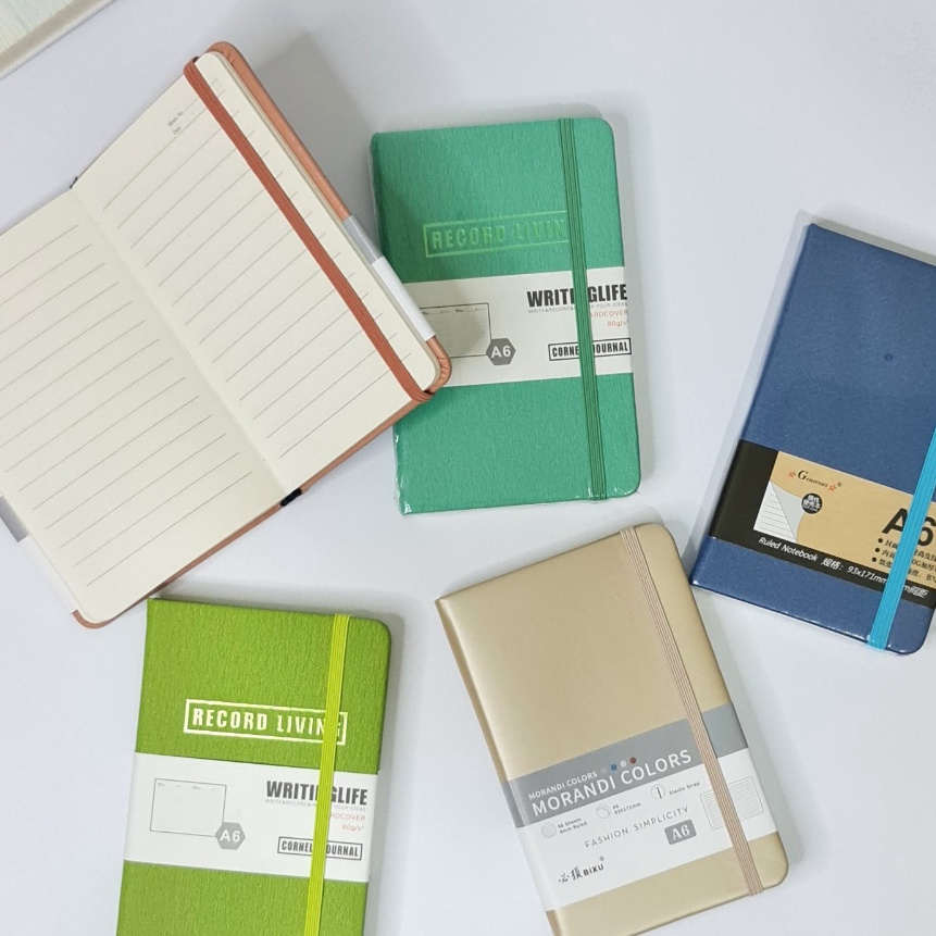 

[K-K✯➤12] SOS Buku Agenda Tali A6 / Buku Planner / Buku Kerja/Buku Catatan/ kekiniian.