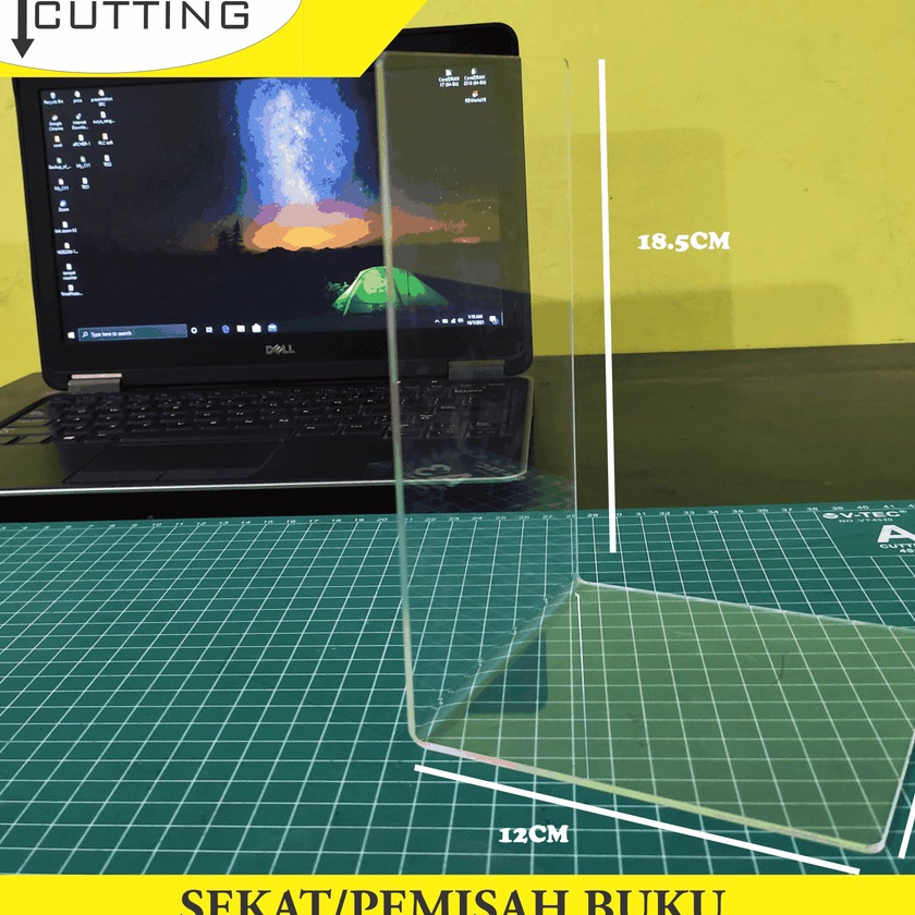 

(HV-♪S✉] RAK PEMISAH BUKU TIPE L AKRILIK - superr.keren.!