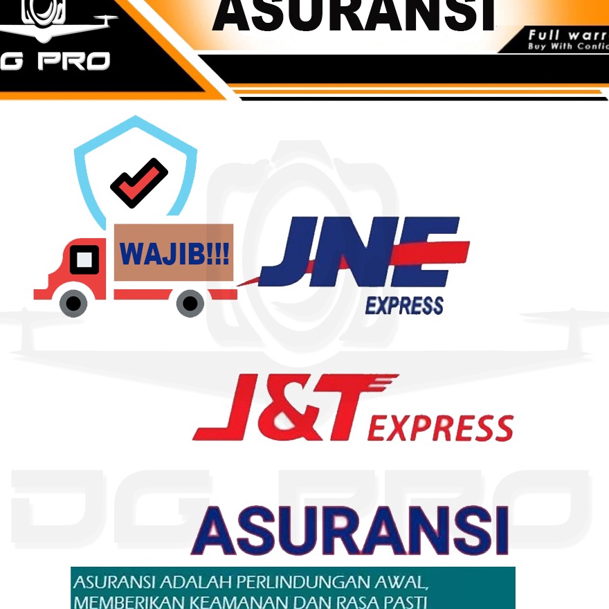 (M7☎/P♡] ASURANSI JNE DAN JNT / SHOPEE express/J&T /SICEPAT /GRAB WAJIB( 100.000-29.999.000 )/ trend