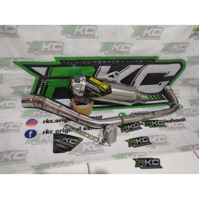 Knalpot Racing Norifumi  Trail Jupiter Vega R Supra Smash