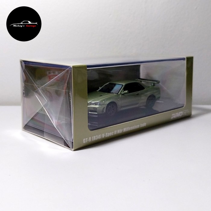 FLASH SALE INNO64 INNO 64 NISSAN SKYLINE GTR R34 V SPEC 2 II NUR NO TOMICA KYOSHO TERLARIS