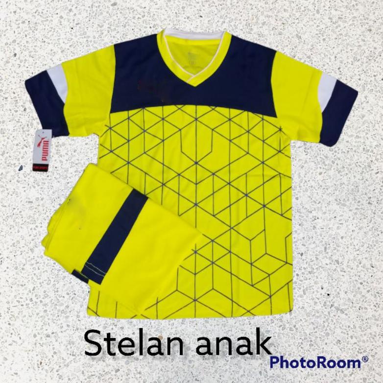 Cod Cod Sablon Nama Nomor Setelan Baju Bola Jersey Anak Junior Terbaru Kaos Futsal Voly Anak Anak Um