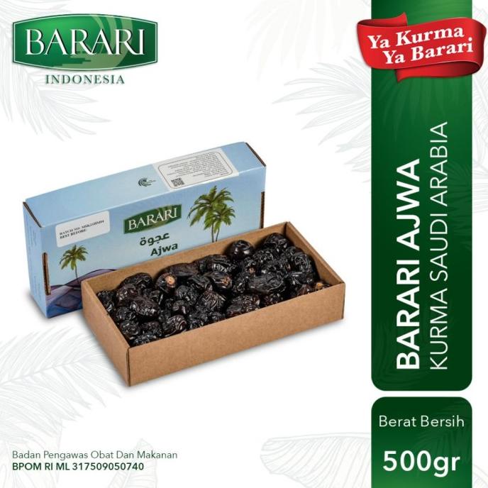 

KURMA BARARI AJWA 500GR SAUDI ARABIA FITRARAMADAN66