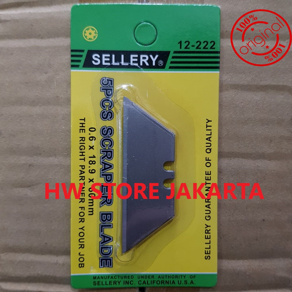 

Promo Besar ANAK PISAU CUTTER SELLERY - SCRAPER BLADE ISI 5 PCS 12