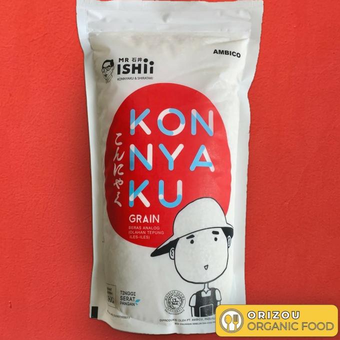 

beras shirataki kering konnyaku rice 1 kg