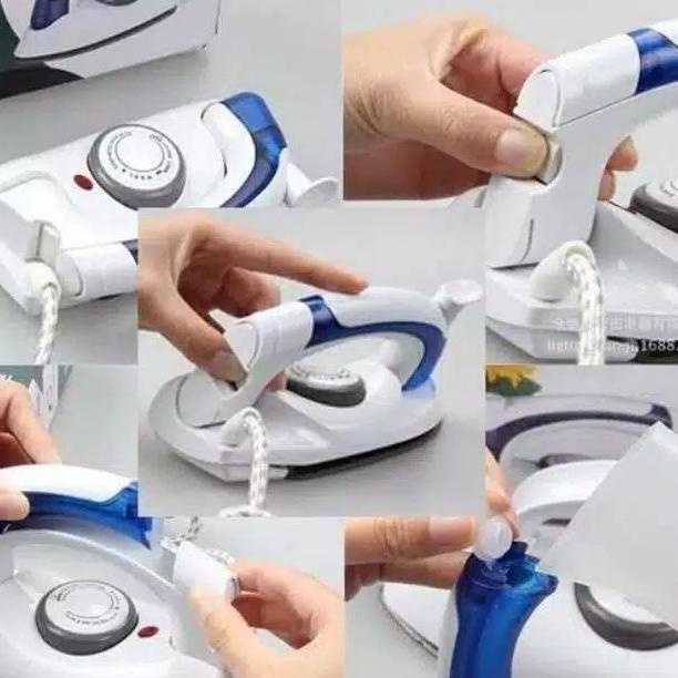 Populer Setrika Uap Lipat Portable 2In1(A9J6) Garment Steamer Setrika Uap Genggam Sth 3010 Original 