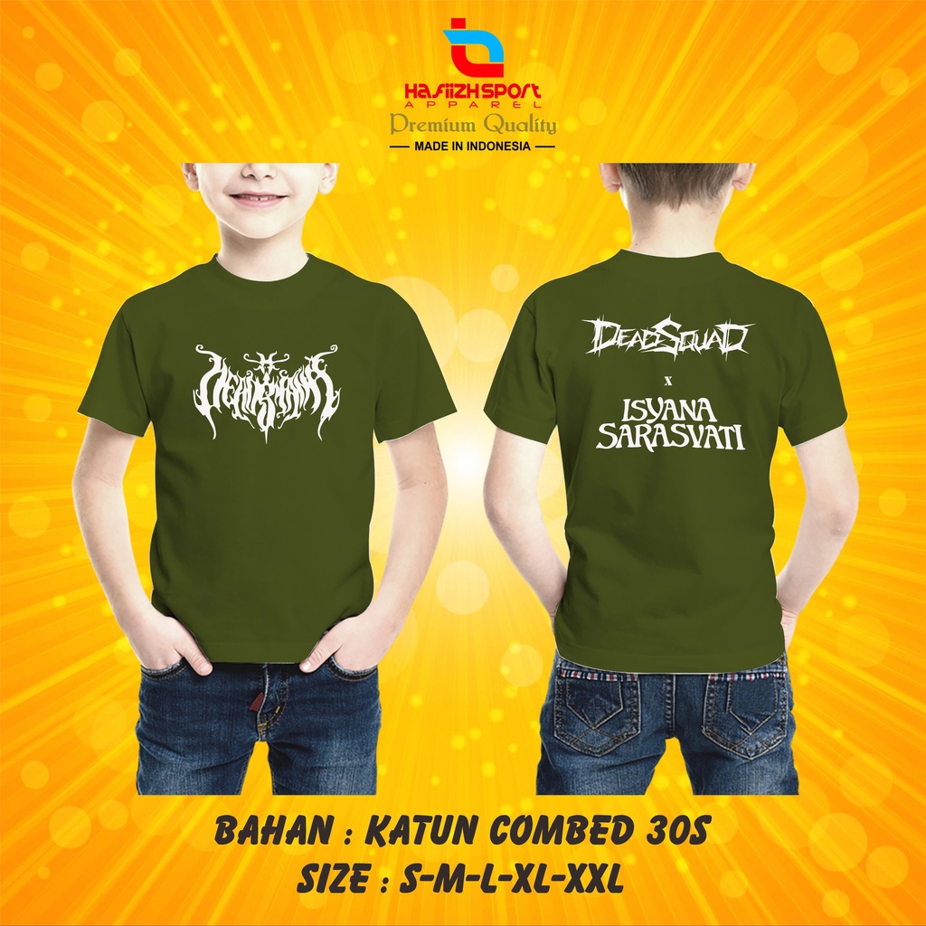 BAJU KAOS ANAK DEADSQUAD X ISYANA PREMIUM