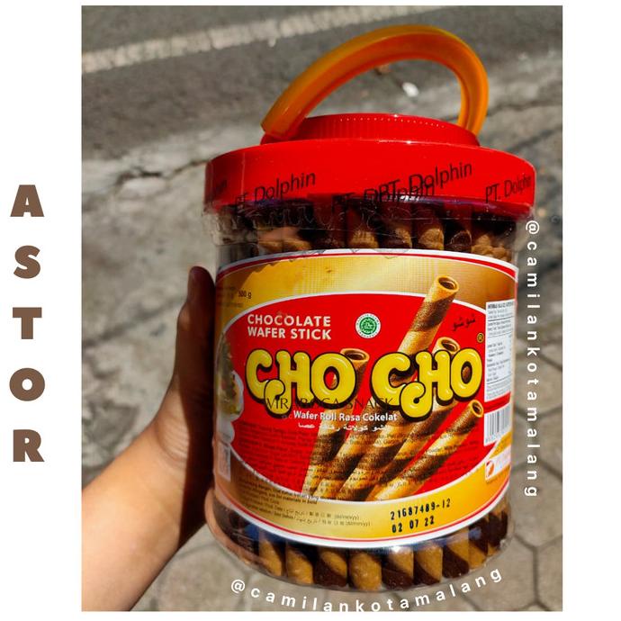 

roc01 ASTOR TOPLES KALENG-CHOCOLATE WAFER STICK CHO CHO 500gr