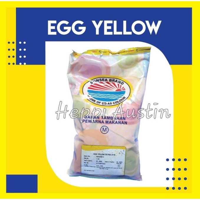 

ech01 Pewarna Makanan Kuning Telur Egg Yellow 1KG