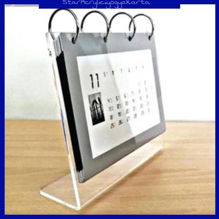 

Termurah Stand Kalender Duduk Meja Akrilik A6 Dekorasi Kantor Ruangan