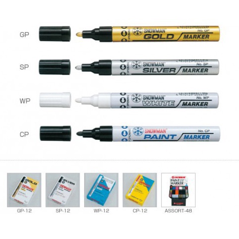 

Langsung Beli Gan SOS Spidol Permanen Snowman Paint Marker(Gold,Silver,Putih,Hitam)/Spidol Permanent/Spidol/Paint Marker 190