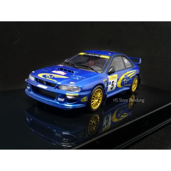 FLASH SALE!!! DIECAST SUBARU IMPREZA WRC 1999 W5 AUTOART 1/43 1:43 LANGKA LIKE NEW TERMURAH