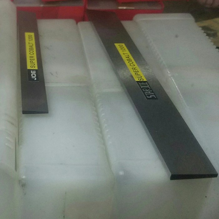 

Terlaris Pisau Potong Pahat Hss Joe Super Cobalt 3-20-200 Mm Merk Joe Flet