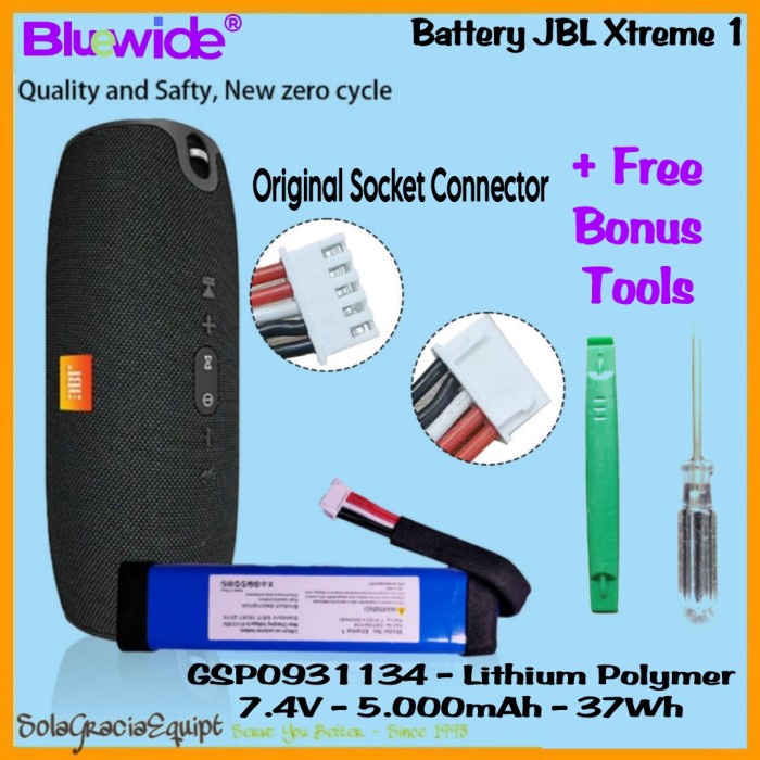 Terlaris Batre / Battery Jbl Xtreme / Extreme - Gsp0931134 - 7.4Vdc