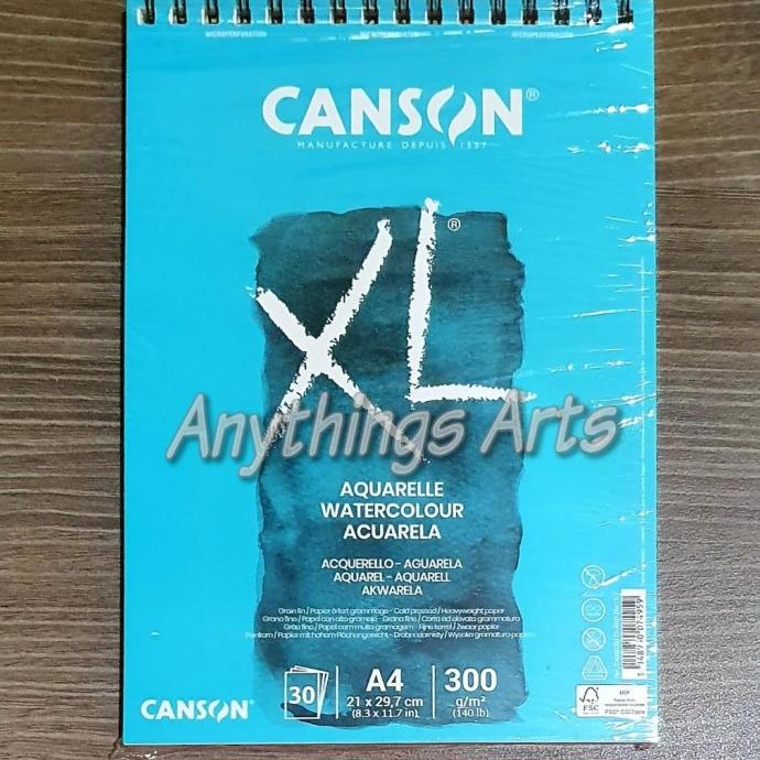 

Canson XL Aquarelle A4 300gsm 30 lembar buku gambar