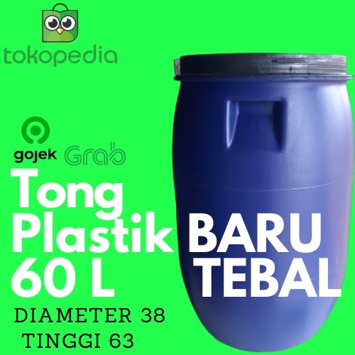 Tong 120 L / Drum Air / Tong Sampah / Drum Plastik Liter Tempat Sampah