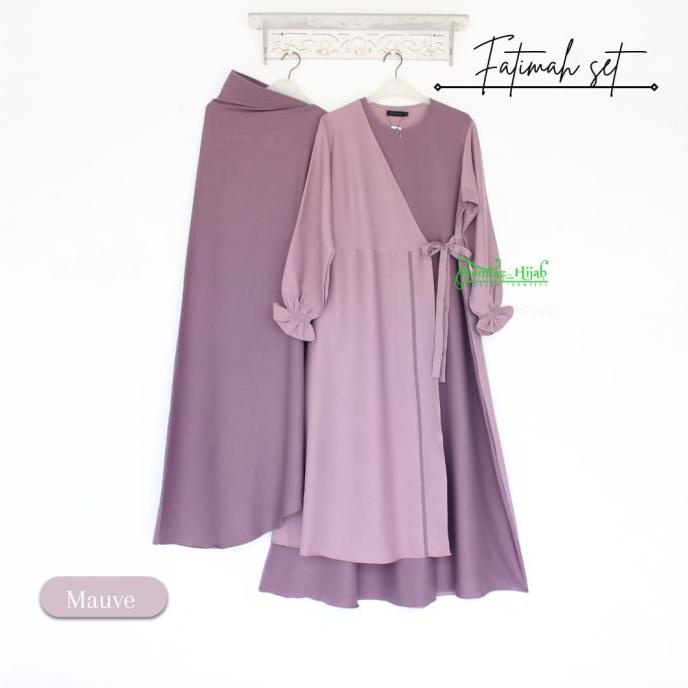 Fatimah set by Mumtaz hijab | gamis syar'i set Khimar jumbo cadar