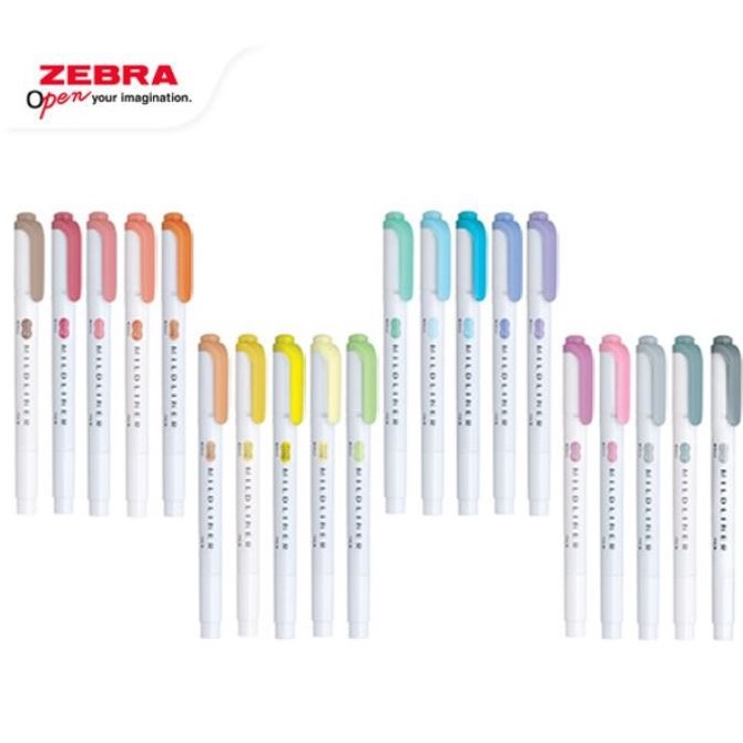 

[KODE V69TD] Zebra Mild Liner WKT7 - Double Sided Highlighter