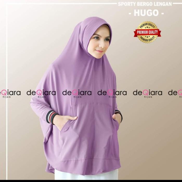 HIJAB HUGO SPORT ORIGINAL DEQIRARA/JILBAB TANGAN