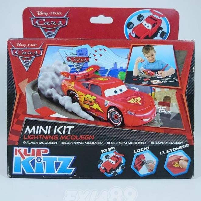 PROMO DISNEY PIXAR CARS 2 MINI KIT LIGHTNING MCQUEEN KLIP KITZ TERMURAH