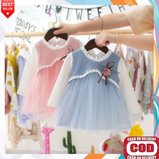 Dress Anak Perempuan 3 4 Tahun 2 Umur 1 Lucu 6 7 Cewek 5 9 12 Thn 8 Dres Ulangtahun Bayi 0 Bulan 10 