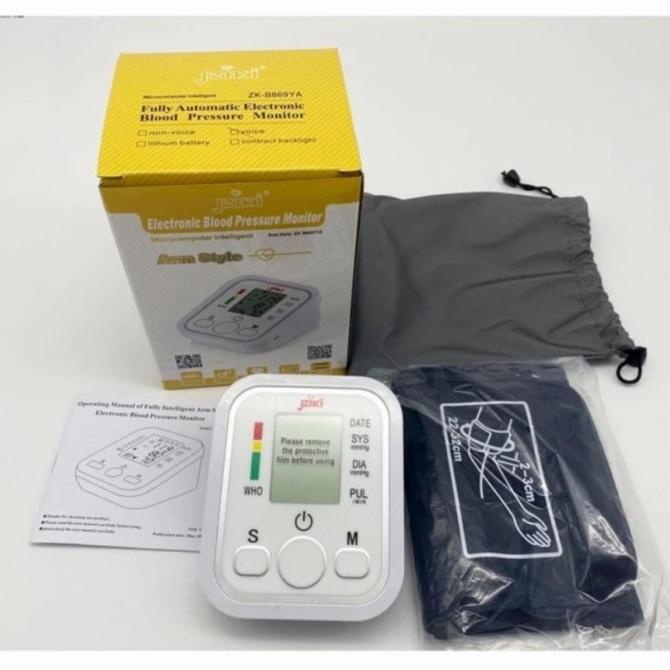 Tensimeter Digital JZIKI Pengukur Tekanan Darah Electronic with Voice