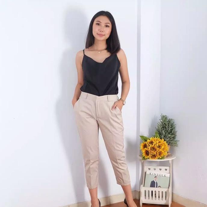 Celana 7/8 Wanita Bahan Katun Import Berkualitas