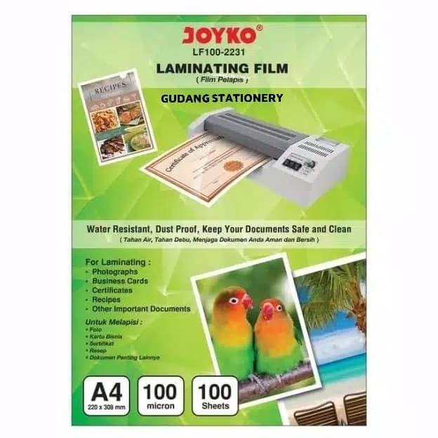 

Plastik Laminating Film Joyko A4 Perpak