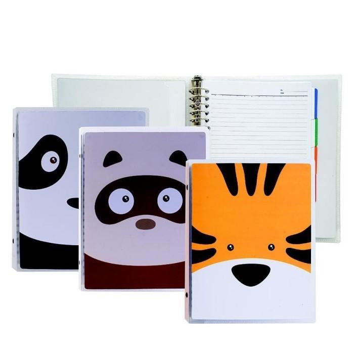 

BUKU BINDER NOTE / MAP BINDER FILE A5 20 RING - JOYKO ANIMAL FACE