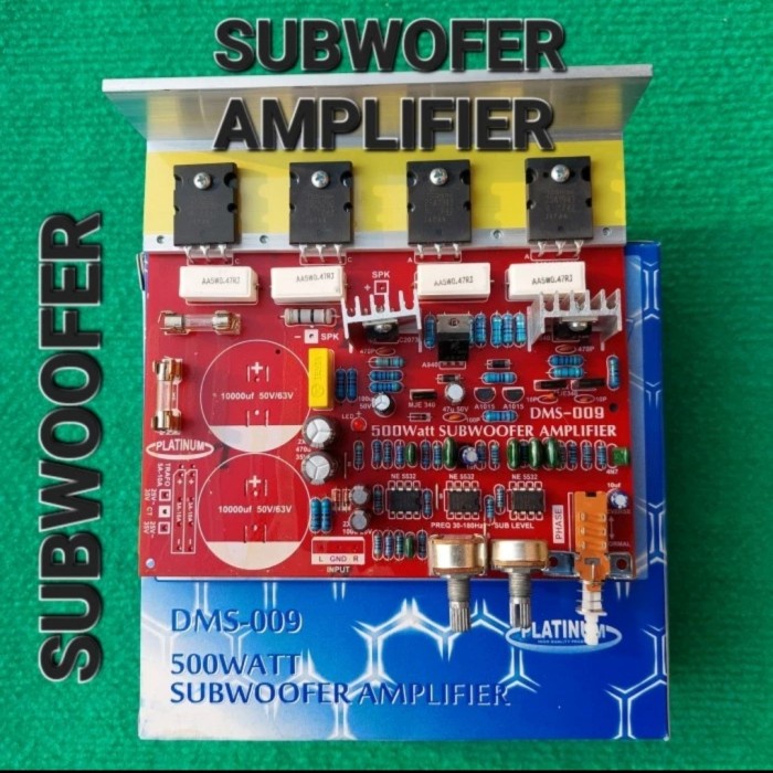 POWER AMPLIFIER AMPLI MONO BLOCK MONOBLOCK CT HOME RUMAH 009 SUBWOFER